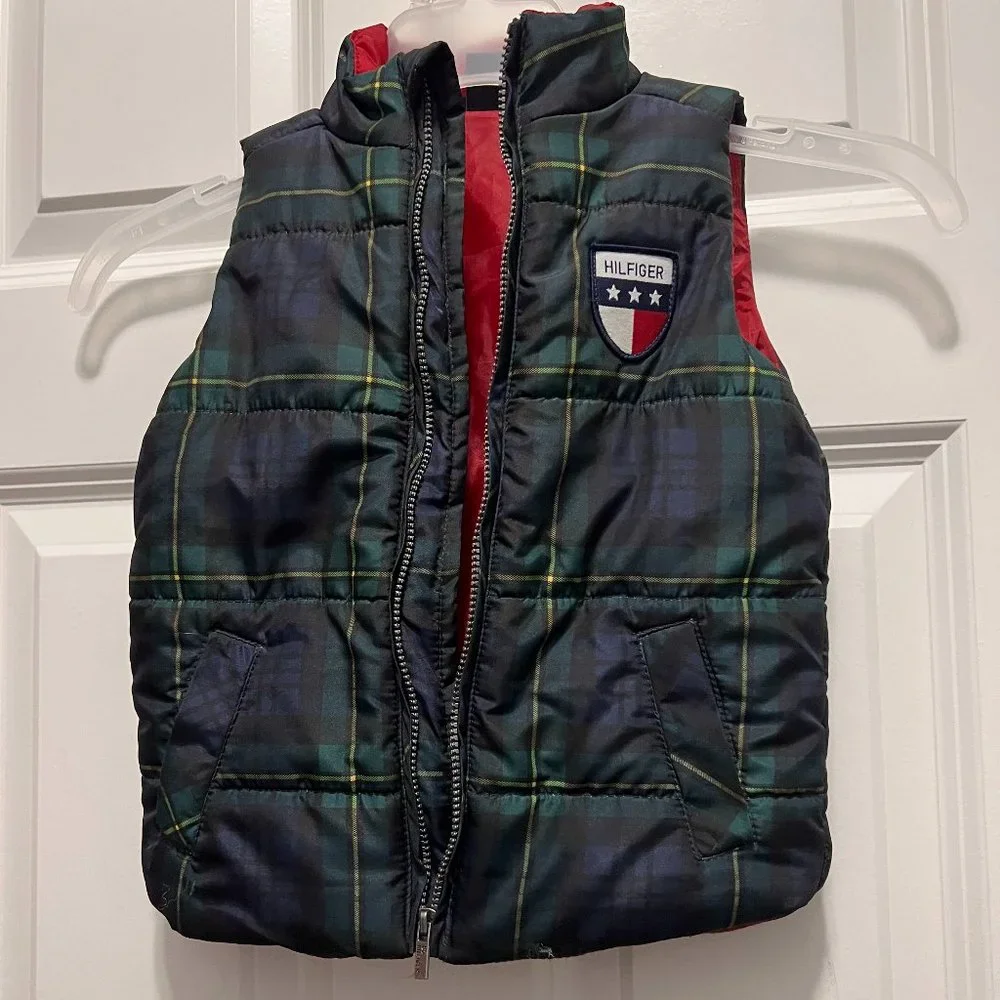 Tommy Hilfiger 18 months plaid vest